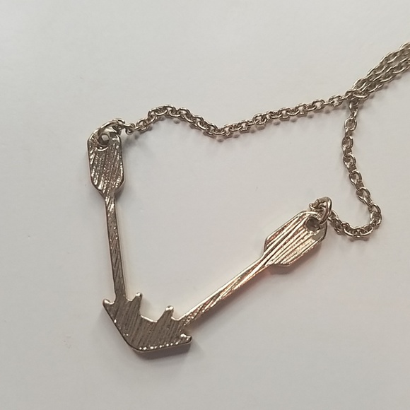 Garage Arrow gold colored necklace trendy - Picture 4 of 5